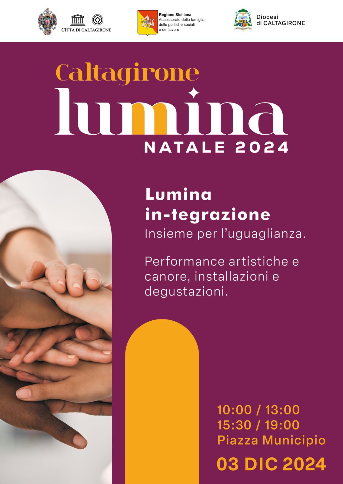 lumina integrazione caltagirone